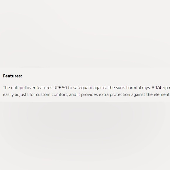 Callaway Navy/Pink Stripe 1/4 Zip Pullover Sweater (S) - Picture 4 of 12